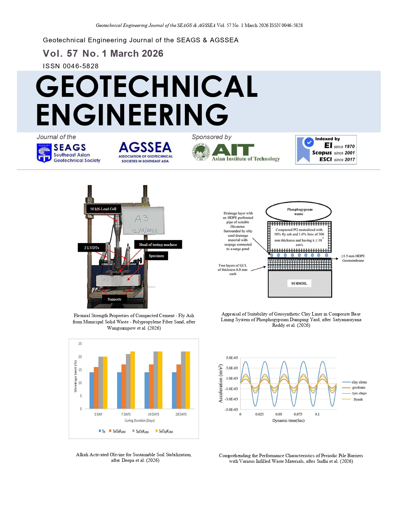 Geotechnical Engineering Journal of the SEAGS & AGSSEA Vol. 57 No. 1